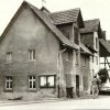 Das alte Haus wo jetzt der Dorfbrunnen steht